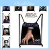 Wednesday The Adams Family Drawstring Backpack Large Capacity Schoolbag Gift Kids
