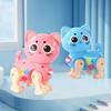 New Funny RC Robot Cat Stunt Cat Voice Command Programmable Touch Music Song Electronic Robot for Kids Toys Simulated Pet Gift
