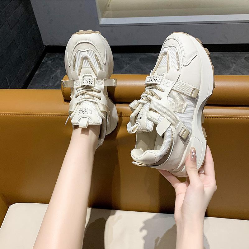 Sneakers Daddy Shoes Γυναικεία Άνοιξη Κολεγιακός Αέρας Διχτυωτά Αναπνέοντα Μαλακή Σόλα Μόδα Ευέλικτα Παπούτσια Τρεξίματος