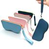 2026 New Soft Silicone Zipper Glasses Bag Storage DIY Waterproof Silicone Eyeglass Case Travel Portable Sunglasses Storage Pouch