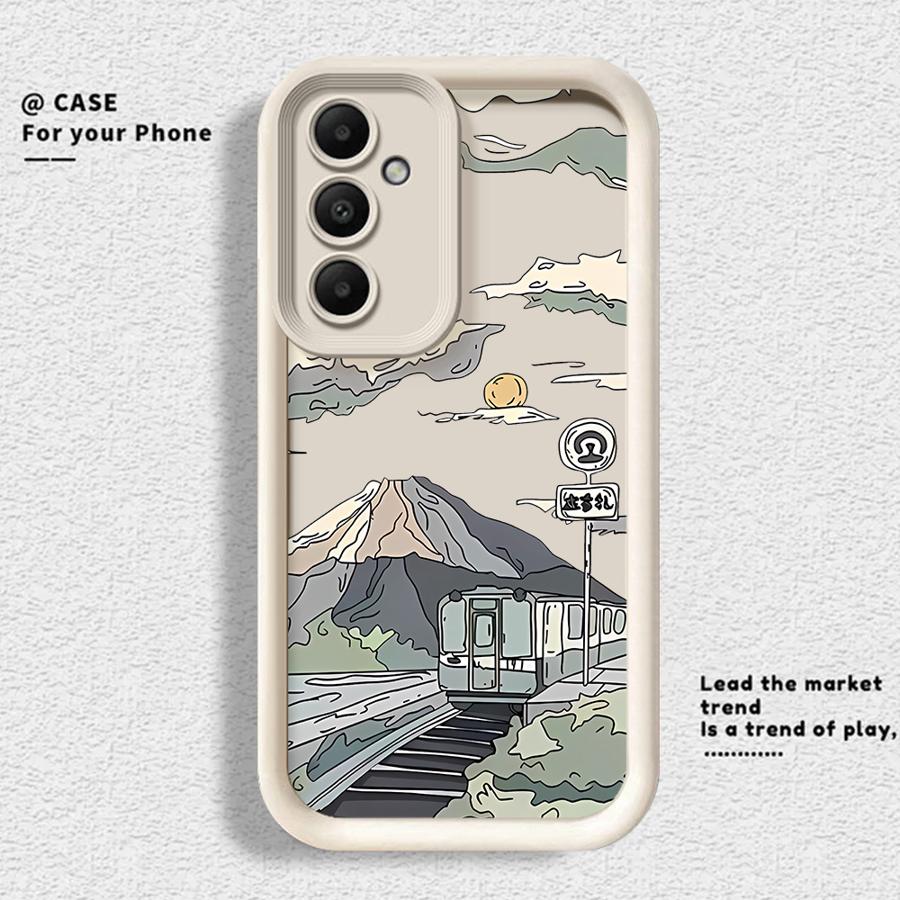 

Phone Cover Case for Samsung Galaxy A23 A34 A56 A15 A16 A26 A32 A12 A13 A53 A54 A71 A72 A35 A36 A51 A73 Anime Town Galaxy A36 5G