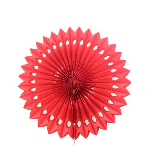 Paper Fan Flower Round Skeleton Scene Setting Props Paper Fans Pinwheels Hanging Flower for Party