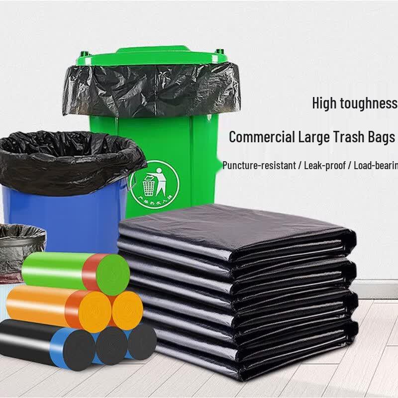 Jinyue Flat Top Black Garbage Bags