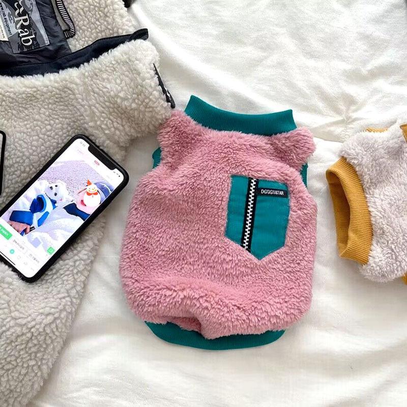 Pet Autumn And Winter Teddy Fleece Kitten Cat Bichon Frize Small Puppy Schnauzer Dog Clothes