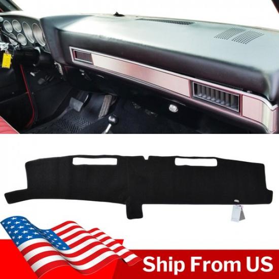 

For Chevy Silverado C10 C20 C30 1981-1987 Dashmat Dashboard Dash Mat Pad Cover