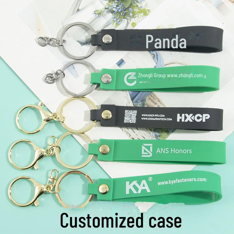 Panda Bamboo Keychain Pendant - Cute Sichuan Zoo Chengdu Souvenir Gift