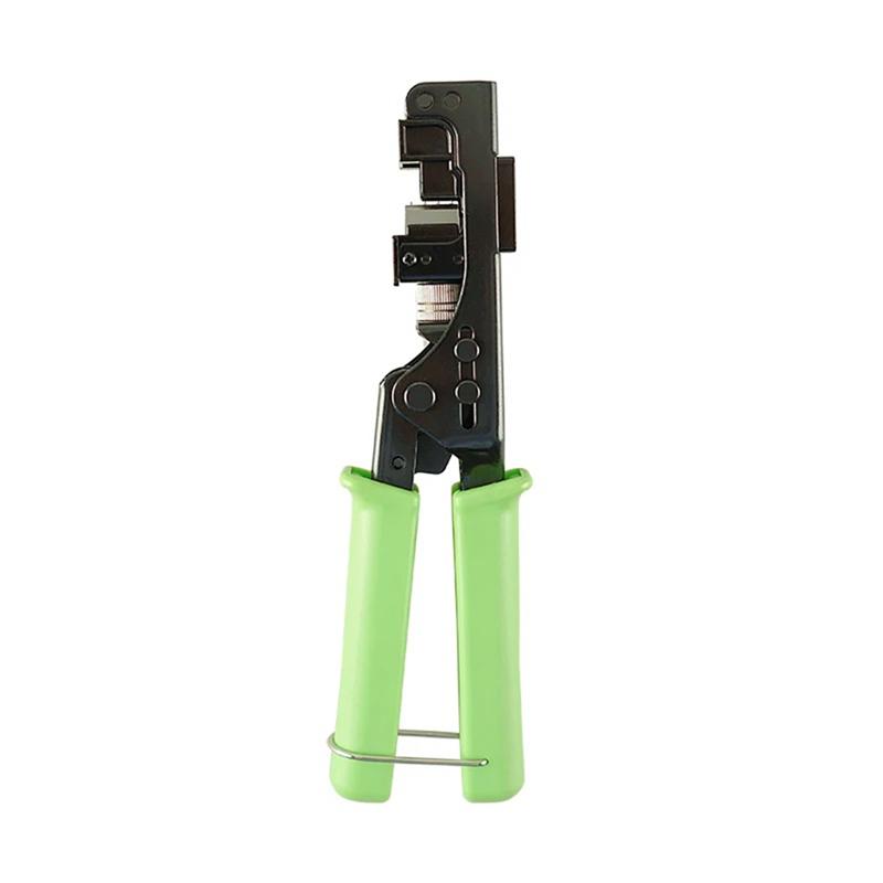 2025 Trend RJ45 Cat5 Cat5e Cat6 Key Stone Jack Pliers Network Wire Cutter Crimper 90 Degree Termination Tool