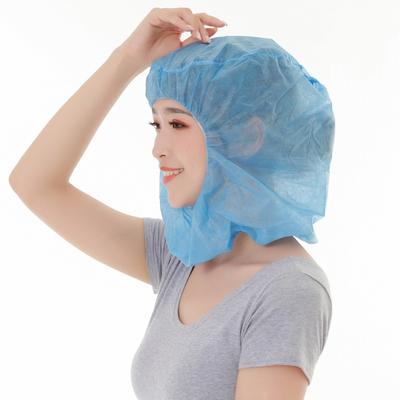 100PCS Non-woven Material Non-woven Head Cover Full Face Coverage Dust-proof Protective Head Cover Oil-proof Breathable