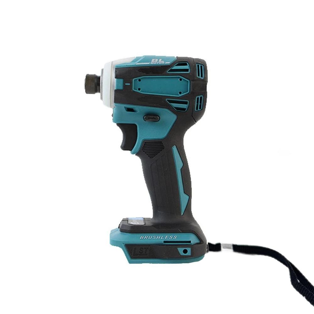 18V Akku-Schlagschrauber 180Nm Bürstenloser Motor Elektrische Bohrmaschine Holz/Schraube/T-Modus Akku-Bohrmaschine Haushaltswerkzeug für Makita