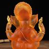 Q1FD Resin Idol Spiritual Symbol Figurine Home Office Decoration Artistic Cultural Display Item Elephant God Model