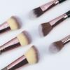 3Pcs Double Head Multi-Function Makeup Brush Set Wood Handle Powder Blusher Brush Foundation Make-up Brush Beauty Tool