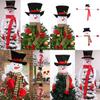 Charming Snowman Christmas Eve Tree Topper Perfect For Indoor And Outdoor Festivities
