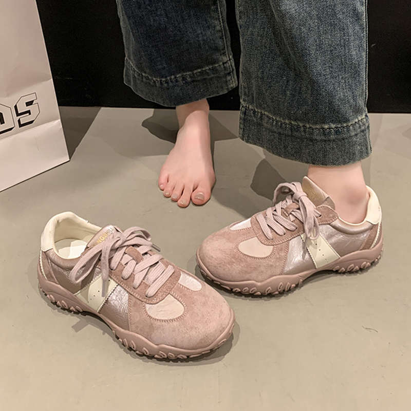 Breathable Sports and Leisure Board Shoes Women's New Spring Retro German Training Shoes Women's Ballet Forrest Gump Shoes