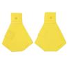Pet Duck Shoes Soft Cushioning Stable Support Paw Protector Duck Protective Boots for Goose Yellow
