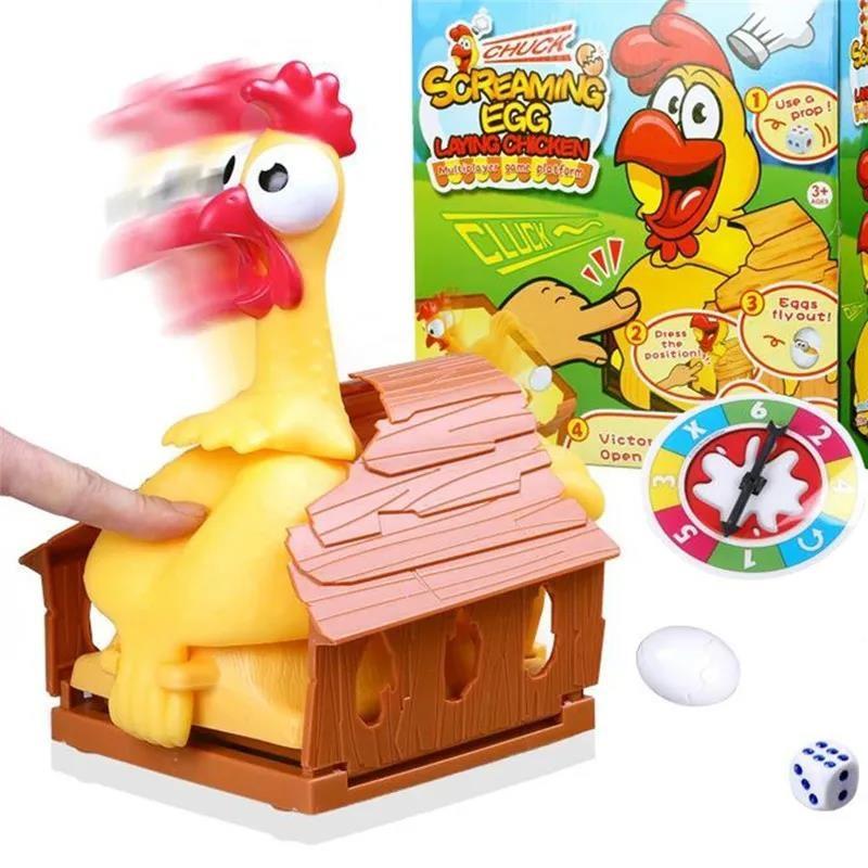 Bai Fen Bai Toys Toys Toys Toys Squawk Chicken Board Game Chicken Laying Eggs Family Parent-Child Interactive Gags Joke Party Table Game For Kids