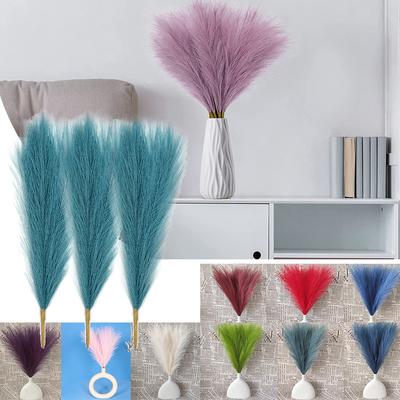 Fake Reed Flower 45cm Length Home Bunch Houseplant