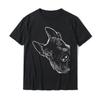 Womens Fun Scottish Terrier Crew Neck Tshirt New Street Style Design Women Clothing Fashion Graphic Tshirts Summer Streetwear
