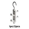 Durable Plastic Materials Hanging Hook Versatile Clothes Rack Organizers with Multiple Hanger for Home and Closet Use