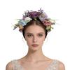 New creative simulation flower headband super fairy wedding party flower head buckle bride vacation photo headgear women
