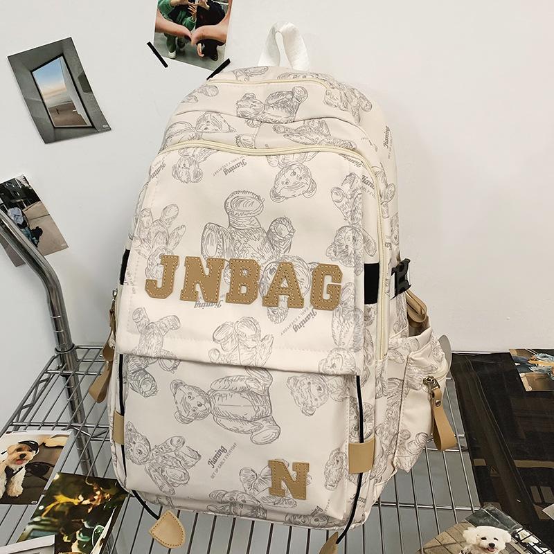 Schoolbags for Children Elementary School Students  Girls  Junior High School Students  Boys Letters Backpacks