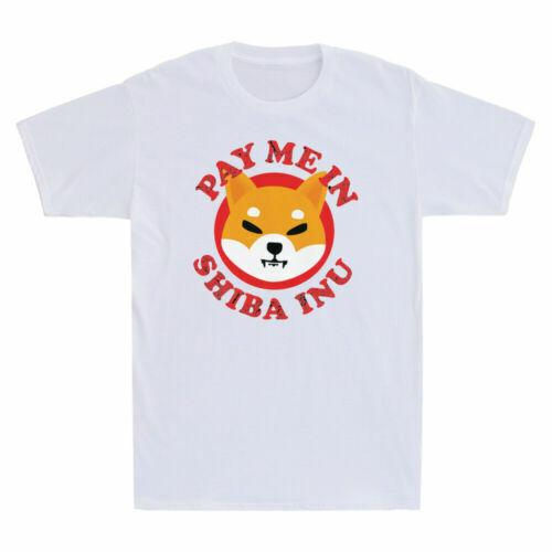 Pay Me In Shiba Inu Tee Shiba Inu Token Hodler Coin Vintage Men s T-Shirt XXL