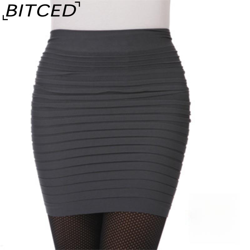 BITCED Women's Fashion Casual Solid Color Print Summer Spring Skirt Trousers&Pants