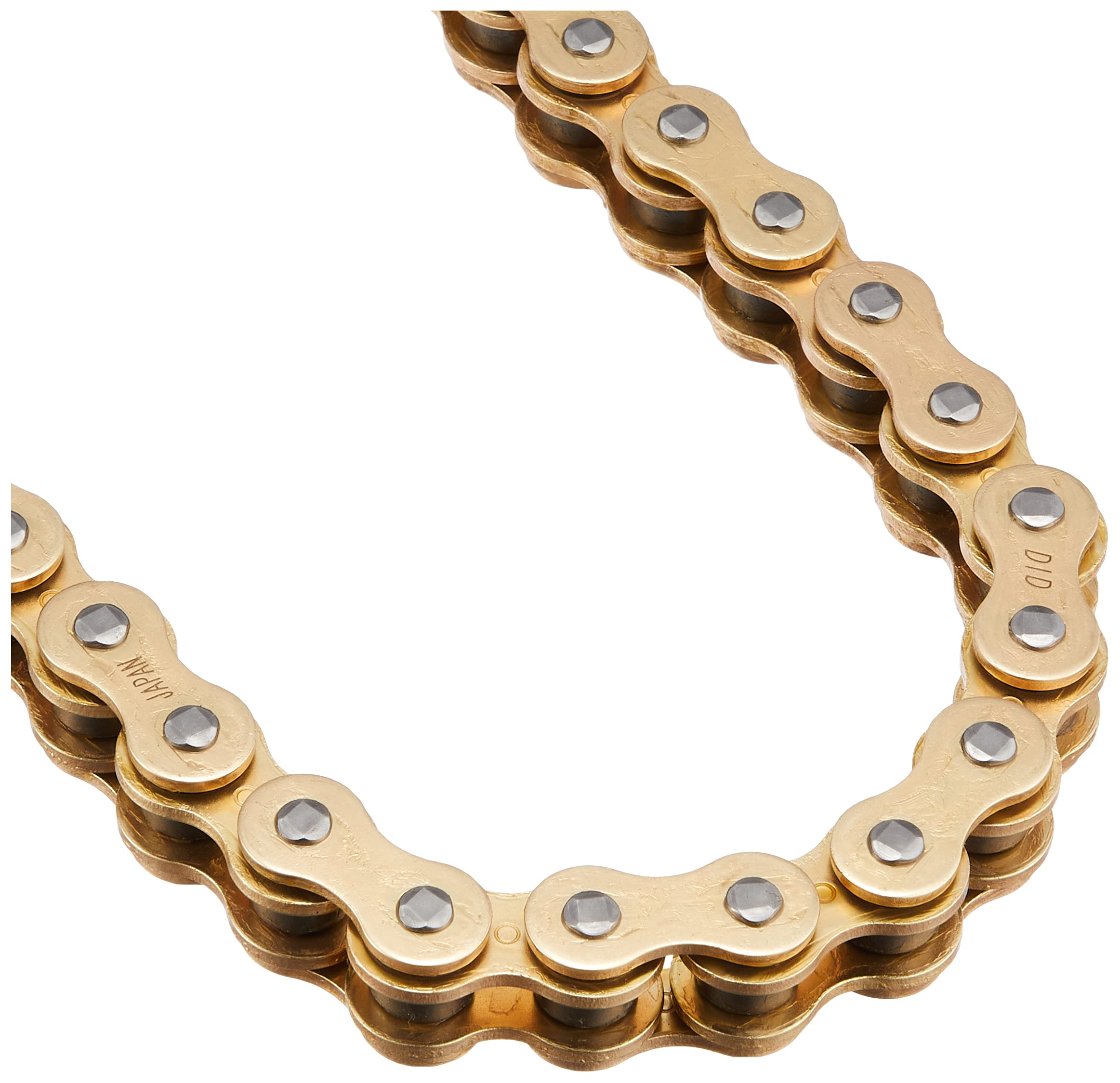 

Мотоциклетний ланцюг з кліпсовим замком, в комплекті для двох коліс мотоцикла 321167 D.I.D Пресований 520VX3-102FB G&G (Золото) X-Ring