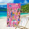 1pc Ms Rachel3 Beach Towel, Beach and Seaside Swimming Pool Equipment, Fashion Pattern, Rectangular, Travel Essentials