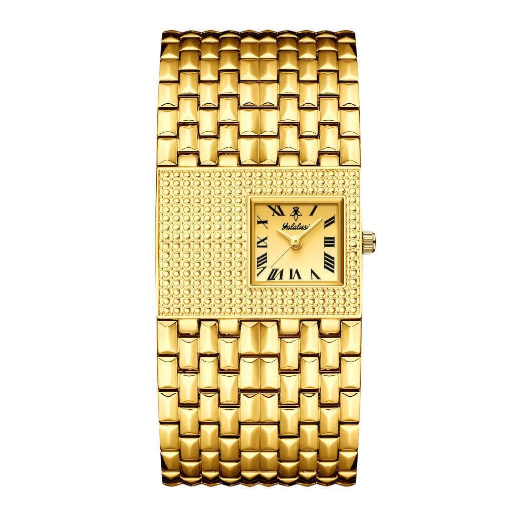 Luxury Square Women'S Watch, Roman Scale Women'S Watch British Watch, Light Luxury Business Women'S Watch