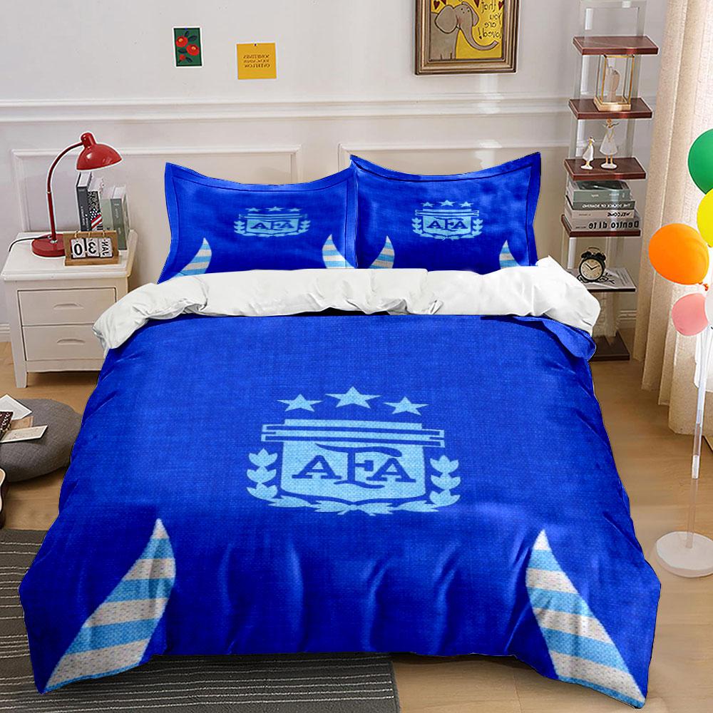 Blue background, AFA emblem. Bedding sets Duvet cover sets Duvet covers Pillowcases(1*Duvet Cover 2*Pillowcases without duvet insert)