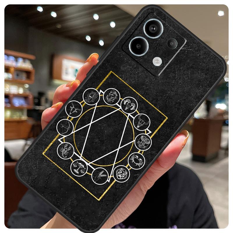 Zodiac Constellation Case For Xiaomi Redmi Note 14 10 11 12 13 15 Pro Plus Cover For Redmi 15 15C 14C 10C 12C 13C