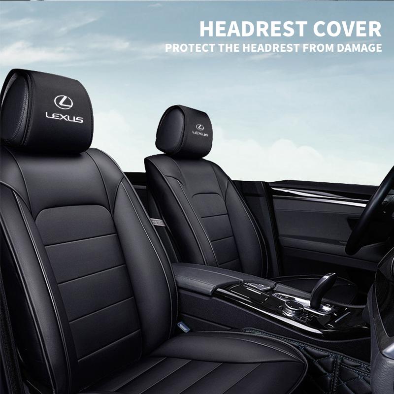 Car Headrest Cover Seat Head Pillow Neck Headrest Cover Car Stying For Lexus F SPORT ES UX 300e GS GX IS LBX NX RX 350h 450h
