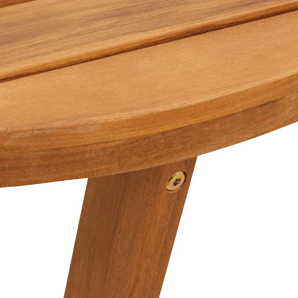 Garden Dining Table Oval 150 X 90 X 75 Cm Solid Acacia Wood