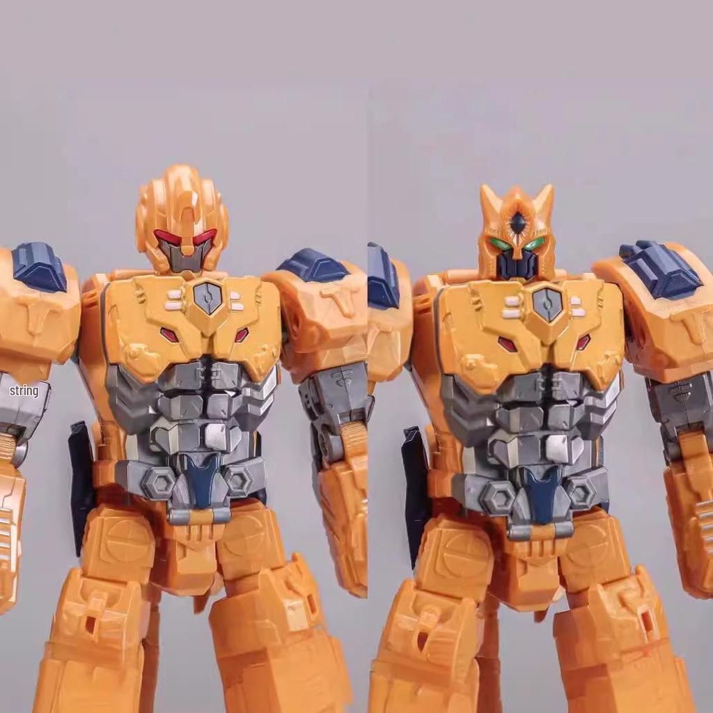 Transforming Toy: Captain Chimpanzee & Rhino Super Warrior Figure for Kids