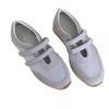 New Women's 2025 Genuine Leather Velcro Trainers: Thick Sole, Breathable, Versatile, In-Stock Casual Shoes