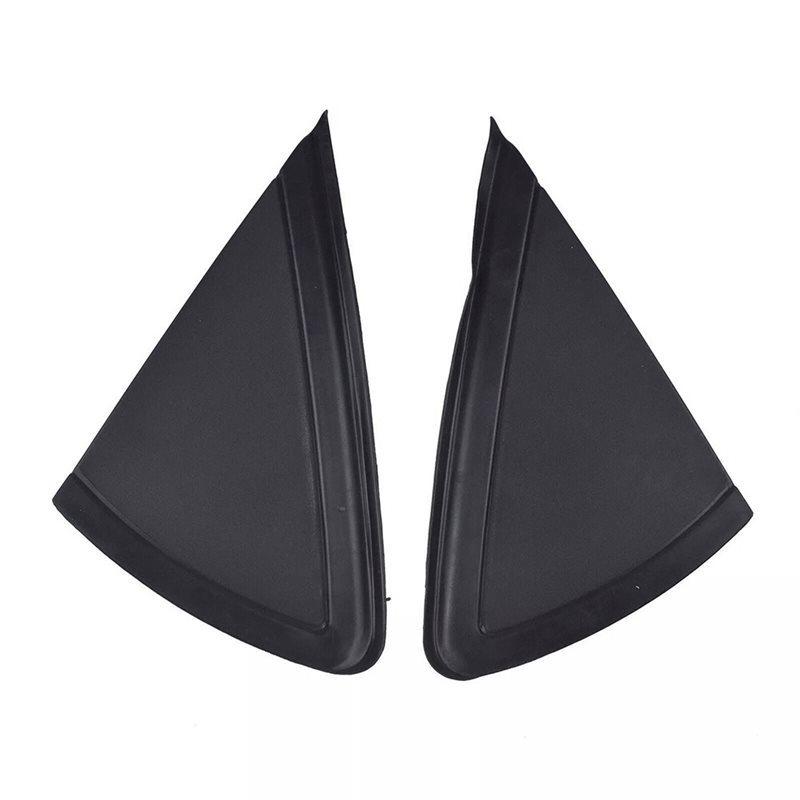 A28G-For Polo 6R 6C 2011-2018 1 Pair Car Mirror Triangle Molding Trim Cover Part Numbers 6R0853273A 6R0853274A