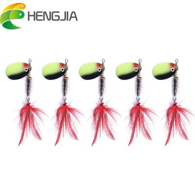 HENGJIA 0,2 uncji / 2,36 '' Wędkarstwo Spinner Łyżki Przynęta Szczupak Bass Pstrąg Przynęta Haczyk wędkarski