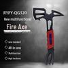 3C Fire Waist Hand Axe RYFY-Q285: Stainless Steel Multifunctional Firefighter Competition Axe