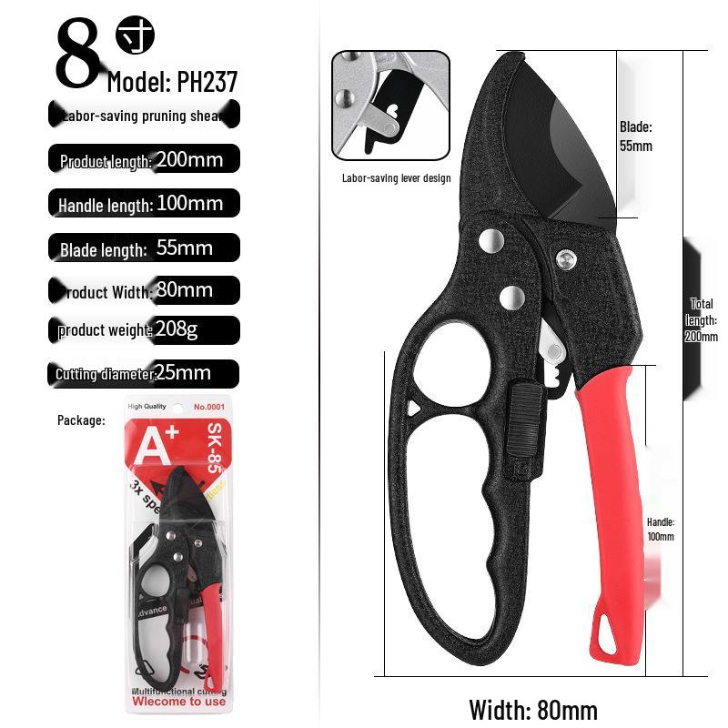 

Многофункциональный секатор из нержавеющей стали для сада, фруктовых деревьев и веток с сегментированной блочной системой