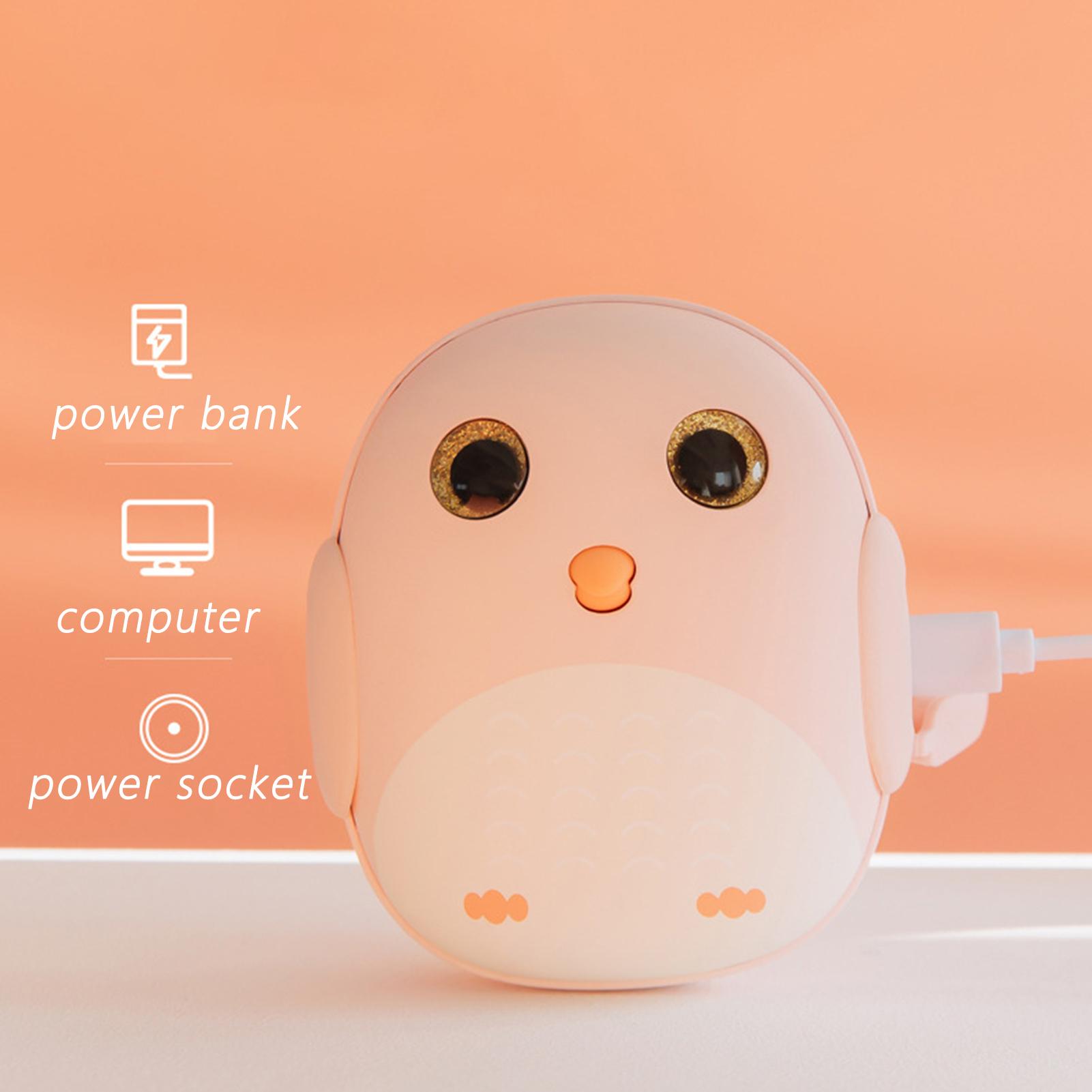 6000mAh Portable USB Electric Hand Warmer Reusable ket Warmer Power Bank for Camping