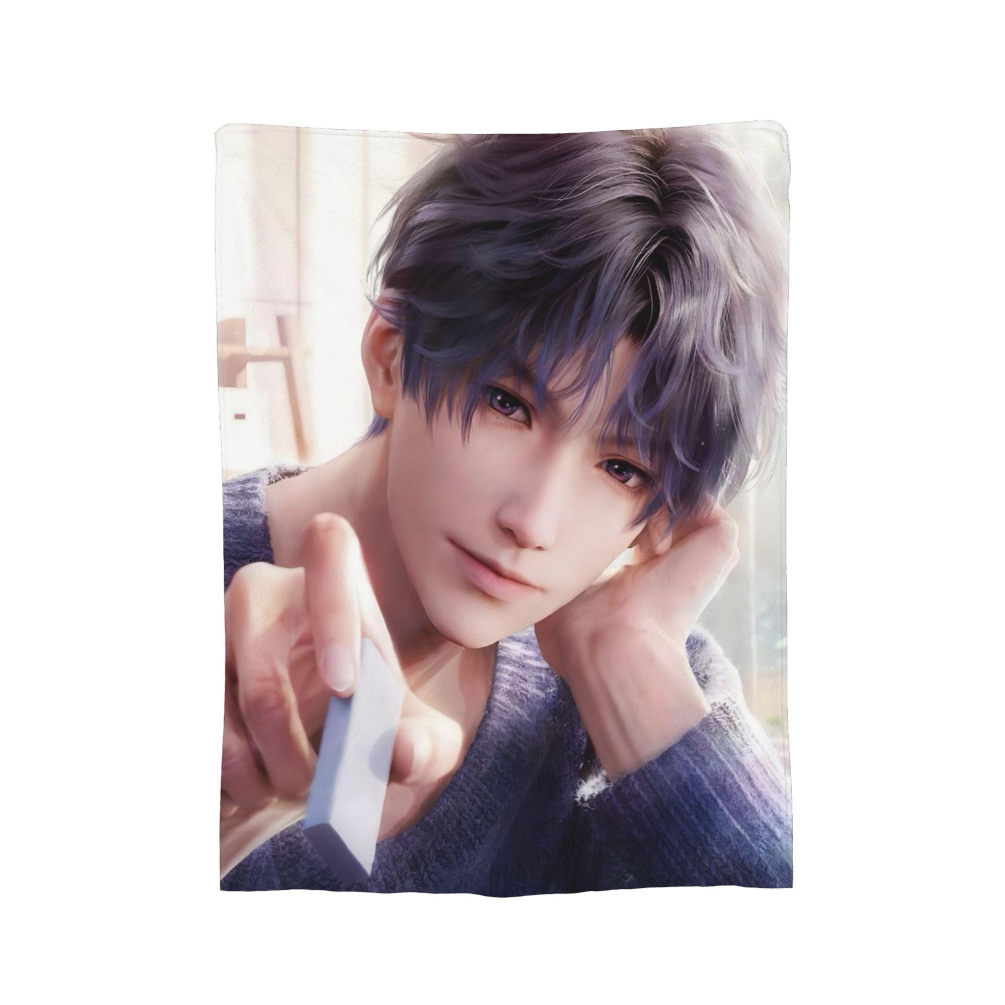 

Love And Deepspace Rafayel Blankets Fleece Textile Decor Breathable Lightweight Throw Blankets for Sofa Office Bedding Throws 30x40in