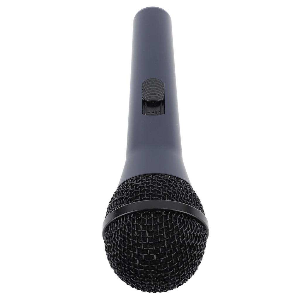 Wired Microphone Metal Mesh Balanced Output Ergonomic Grip Dynamic Vocal Mic for Karaoke Outdoor Singing