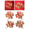 Chinese New Year Red Envelopes, 6pcs 2026 Hongbao Money Envelopes, Party Red