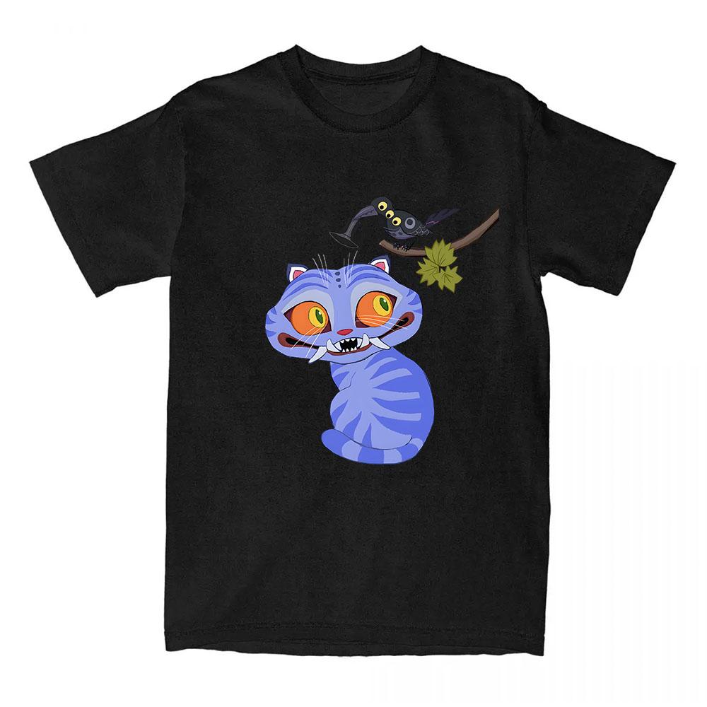 საძა ბოის კომფორტ კოლორსის მაისური KPop დემონი მონადირეების პრინტით მაისური ზაფხულის მოკლემკლავიანი ბამბის მაისური მოდური ქალის მამაკაცის ტანსაცმელი