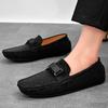 Fashion White Loafers for Men Soft Sole Social Shoes Casual Driving Flats Slip-on Male Moccasins Plus Size 38-49 Zapatillas Para Hombre