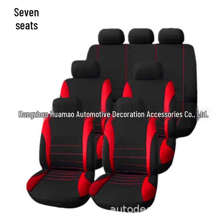 Pokrowiec na fotel samochodowy 7-miejscowy - Tkanina poliestrowa na każdą porę roku