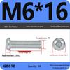 4.8 Grade Galvanized Phillips Round Head Screw (M2-M8)