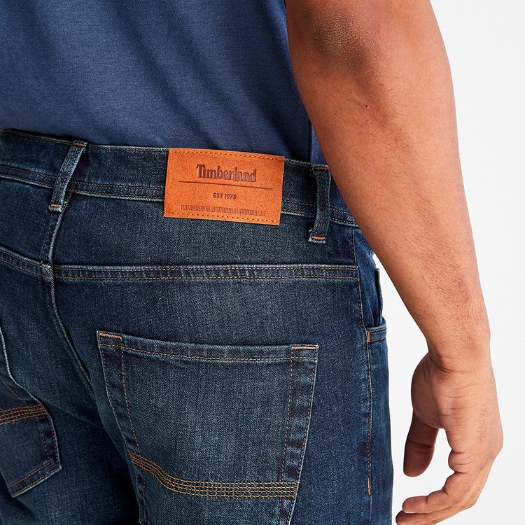 Timberland SS24 Jeans Men's Dark Blue A2BU8I28