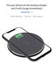 15W Wireless Charger Compatible with Apple & Samsung, 10W Desktop K8 Aluminum Alloy Charger