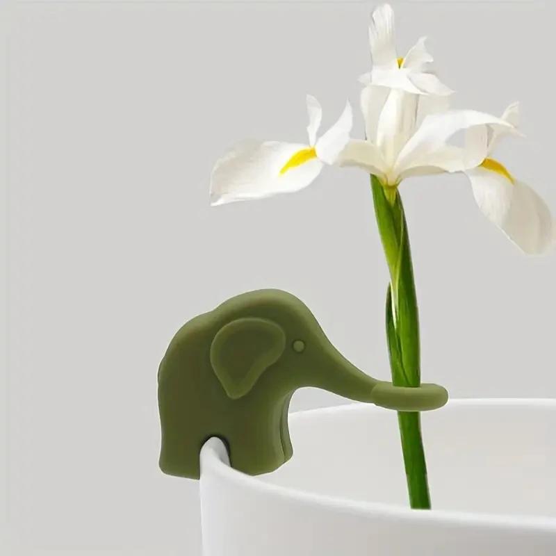 3pcs Cute Rabbit Monkey Plant Stakes Plant Support Stand Hydroponic Stabilizer Plastic Holders For Seedlings Stems And Cuttings